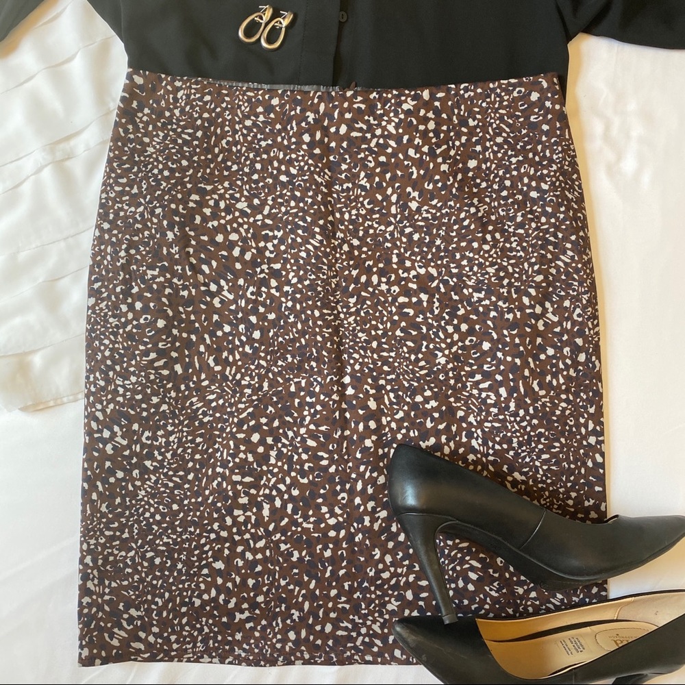 NWOT Seveir Leopard / Cheetah Skirt Custom sz 29